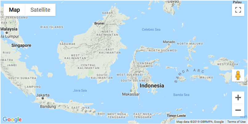 Google Maps API: Cara Membuat Peta ROADMAP, SATELLITE, HYBRID dan TERRAIN
